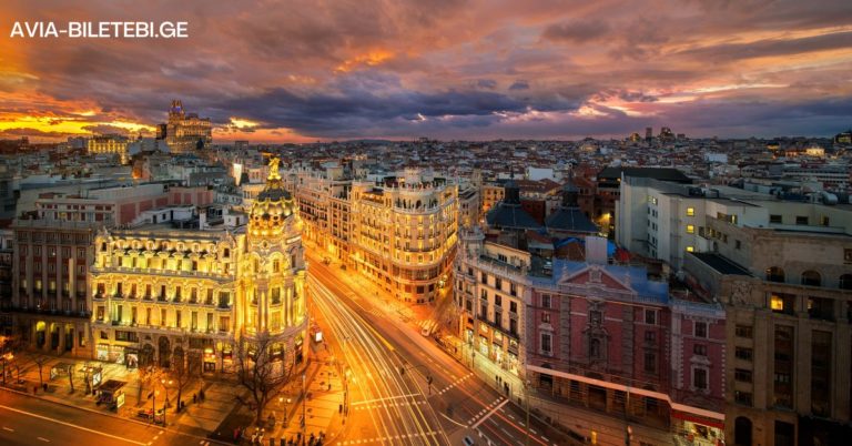 Tbilisi Madrid air tickets