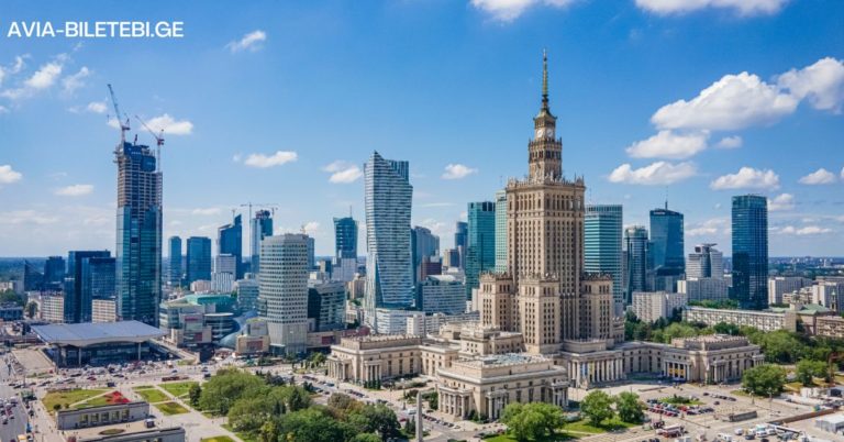 warsaw tbilisi flight