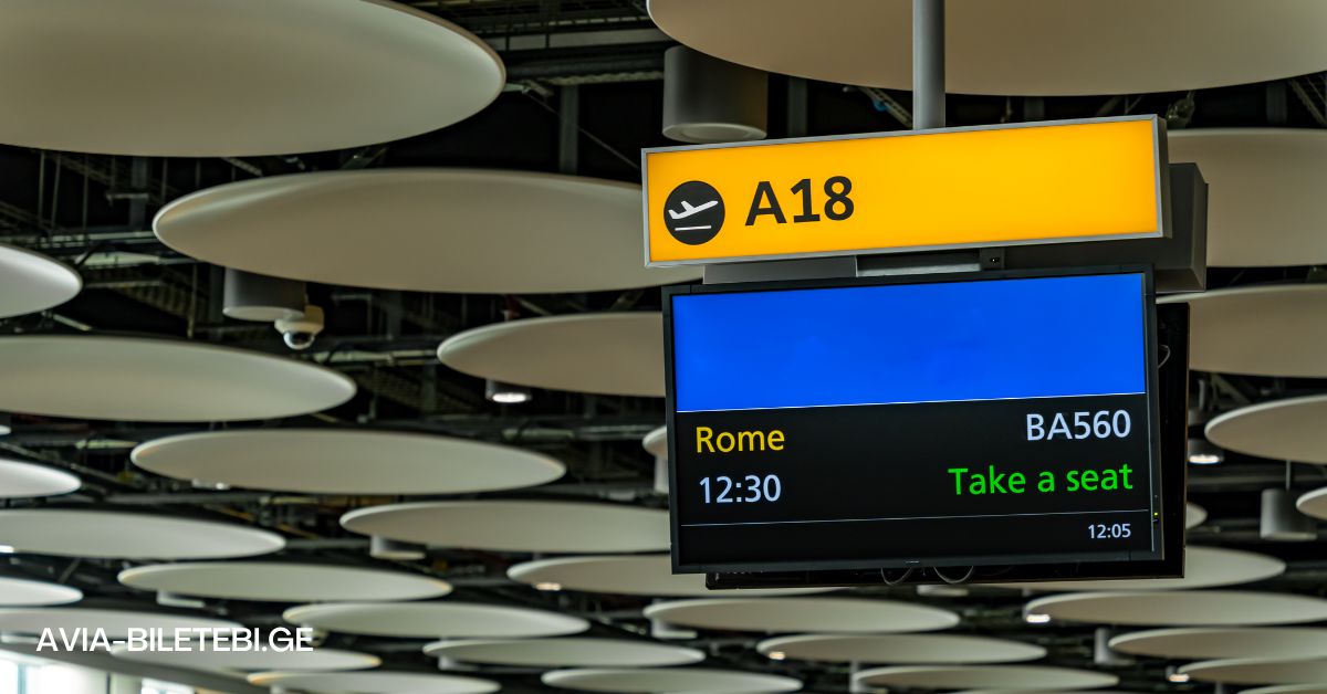 kutaisi-rome-flights